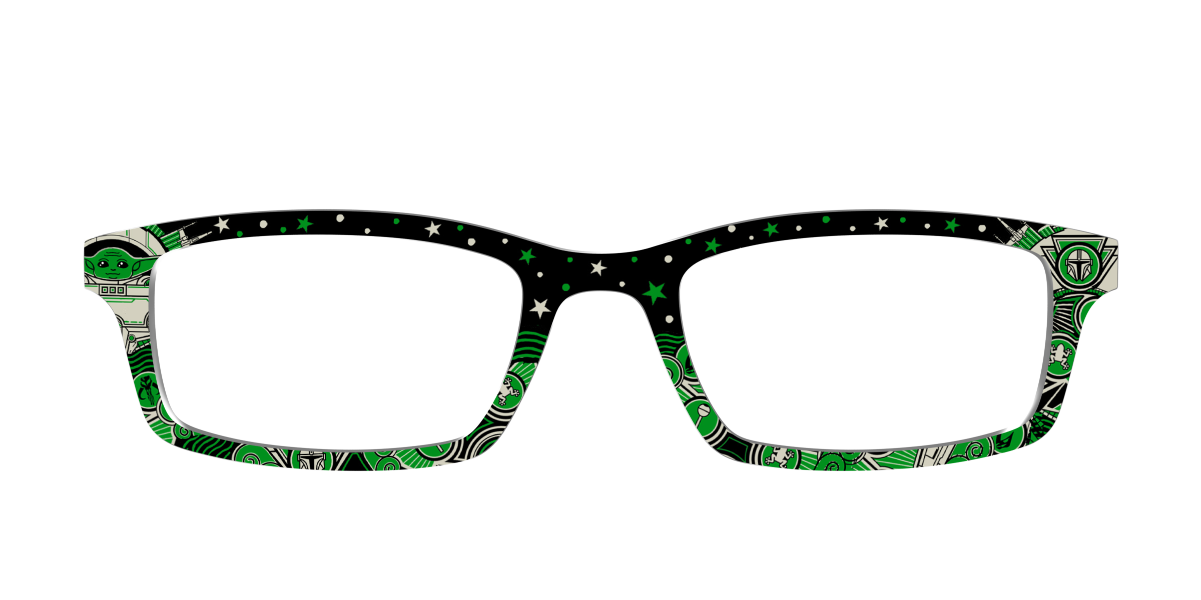 Pair Eyewear Collabs Grogu Deco Galaxy topper occhiali SW38