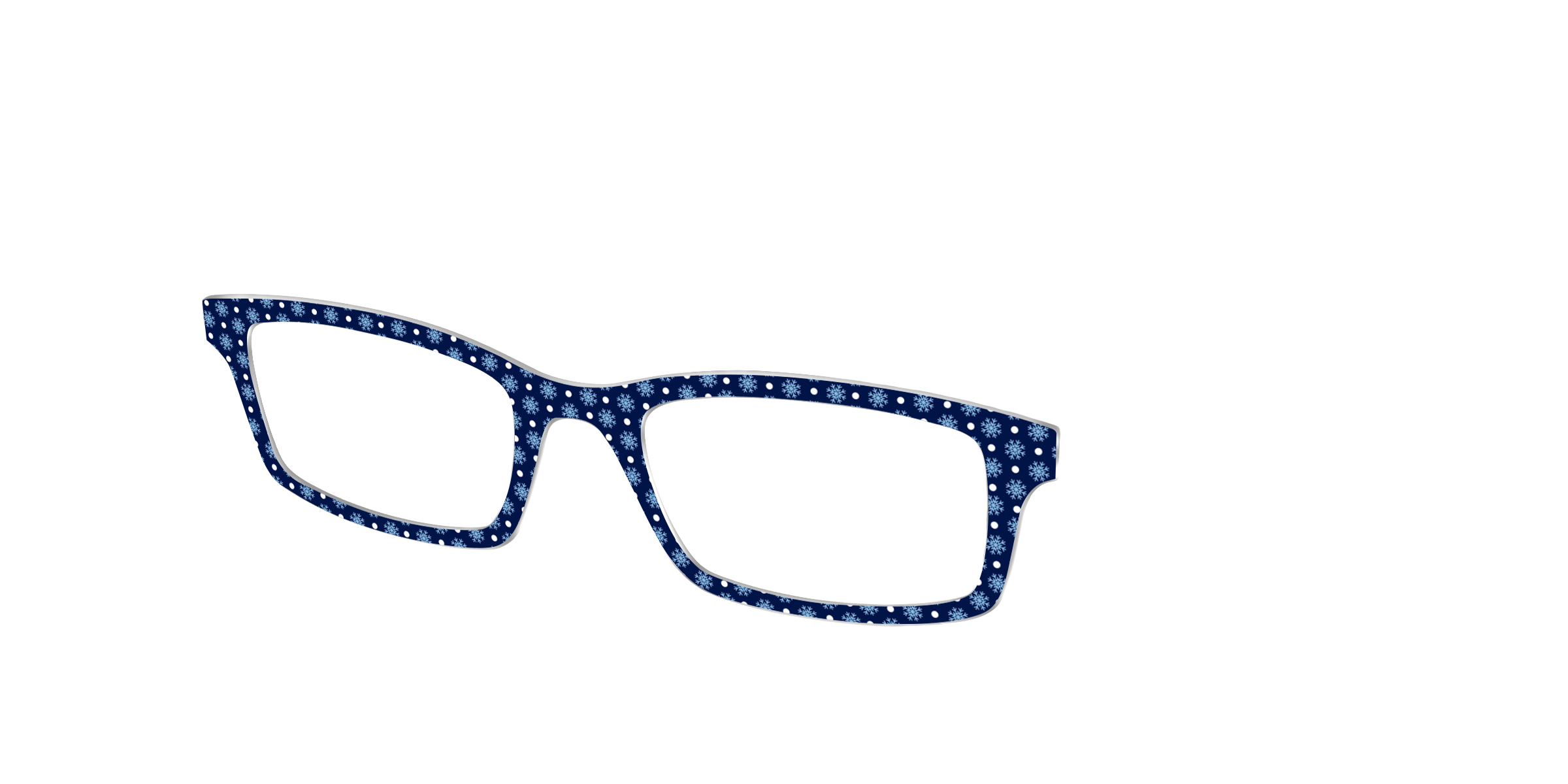 Pair Eyewear Design Tops Snowflake Polka Dot top pois