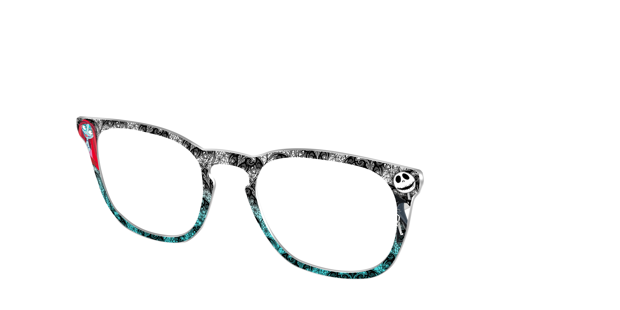 Pair Eyewear Collabs Jack Sally Together Forever top nero