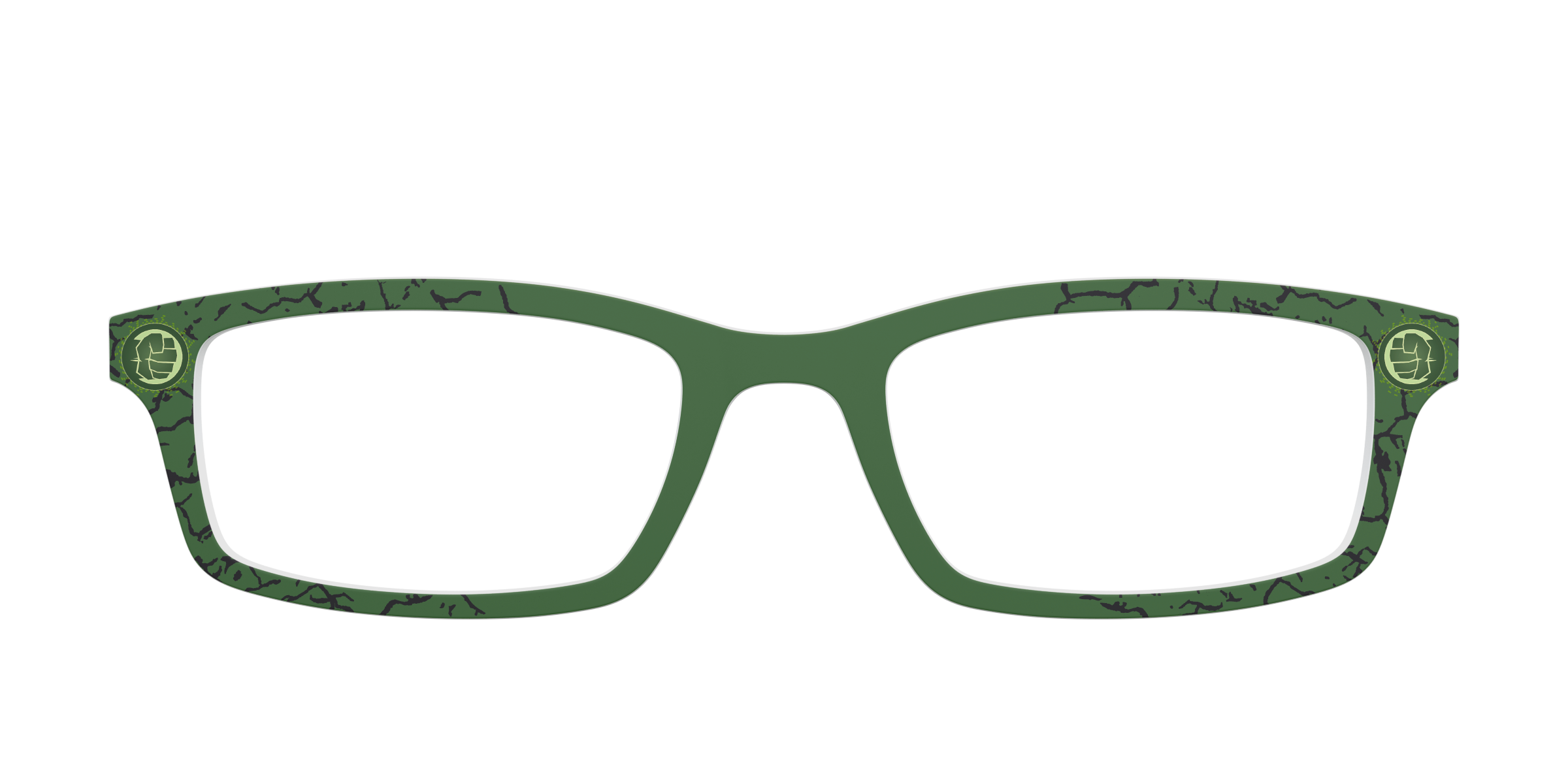 Pair Eyewear Collabs Hulk Smash top occhiali verde HU1