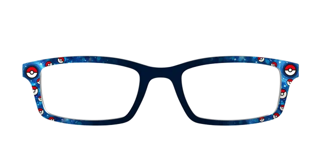 Pair Eyewear Collabs Poke Ball top rosso bianco
