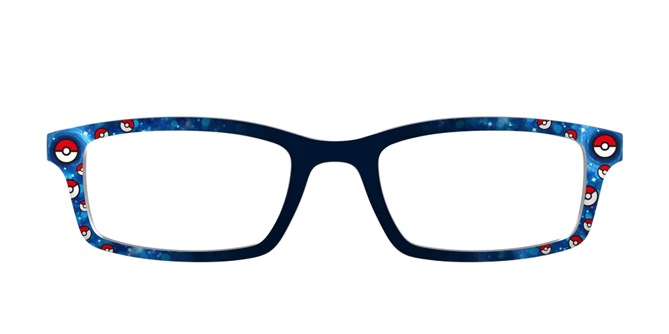 Pair Eyewear Collabs Poke Ball top rosso bianco