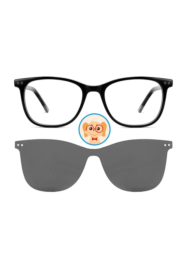 Ouyuan Clip Ons TAK9036 occhiali bambini clip magnetica