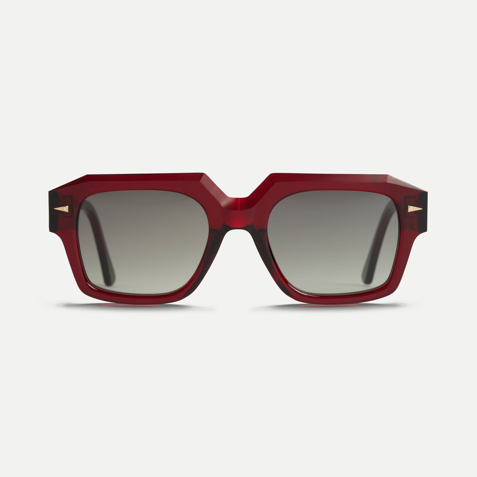 AHLEM Trudaine occhiali da sole Coffeelight oversize acetato