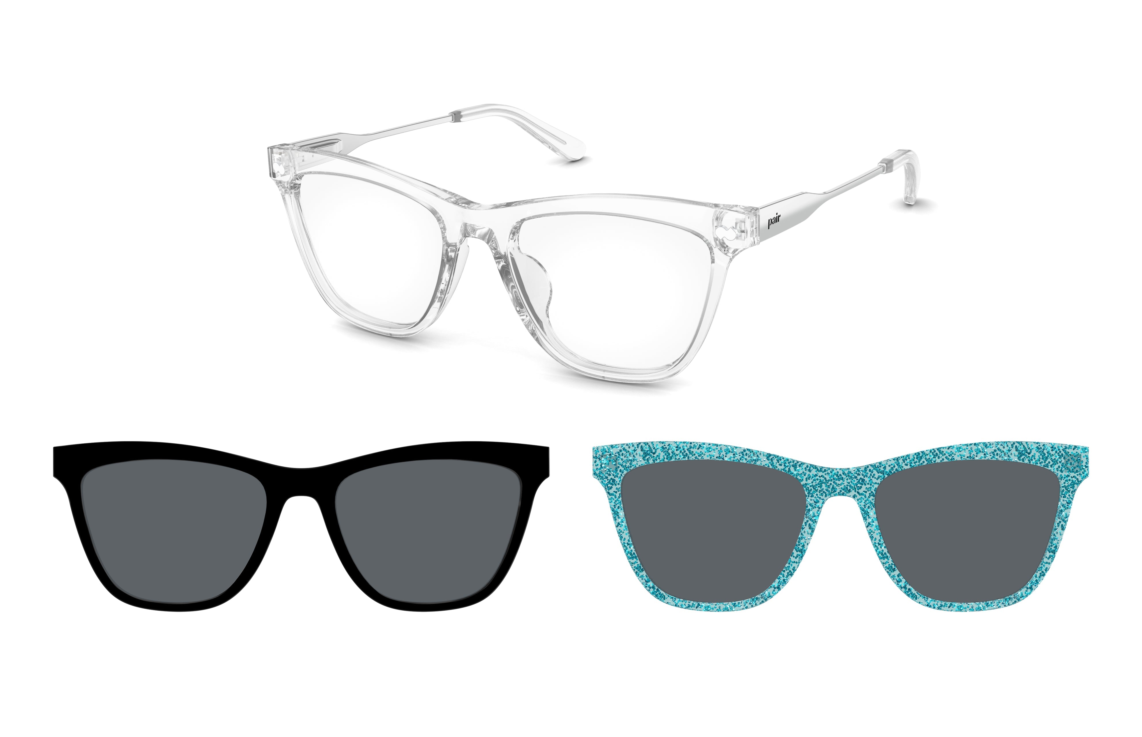 Pair Eyewear Base The Harper Clear montatura vista Glimmer