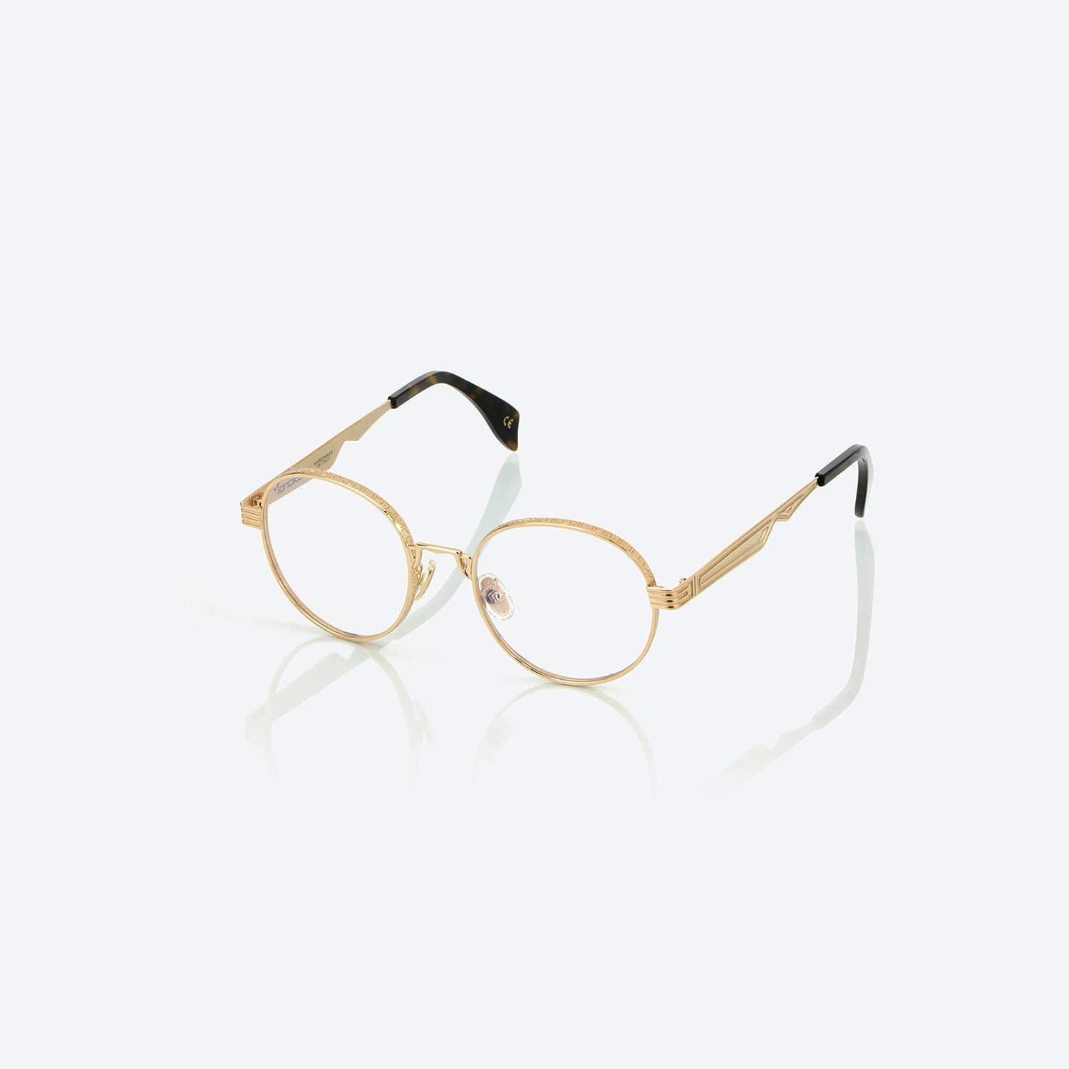 Monokol Evolved Boldness MK327 C4 occhiali da vista rotondi metallo