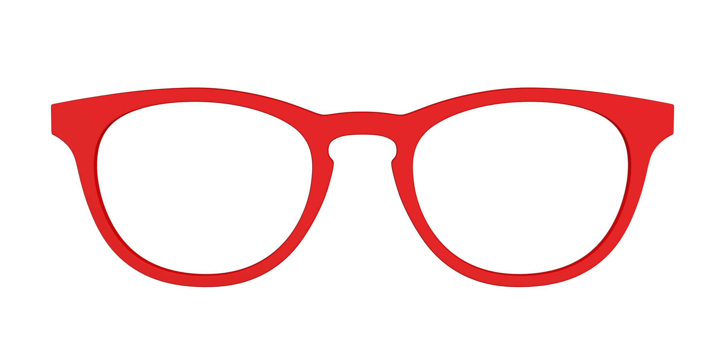 Pair Eyewear Solid Tops The Red top magnetico rosso tinta unita