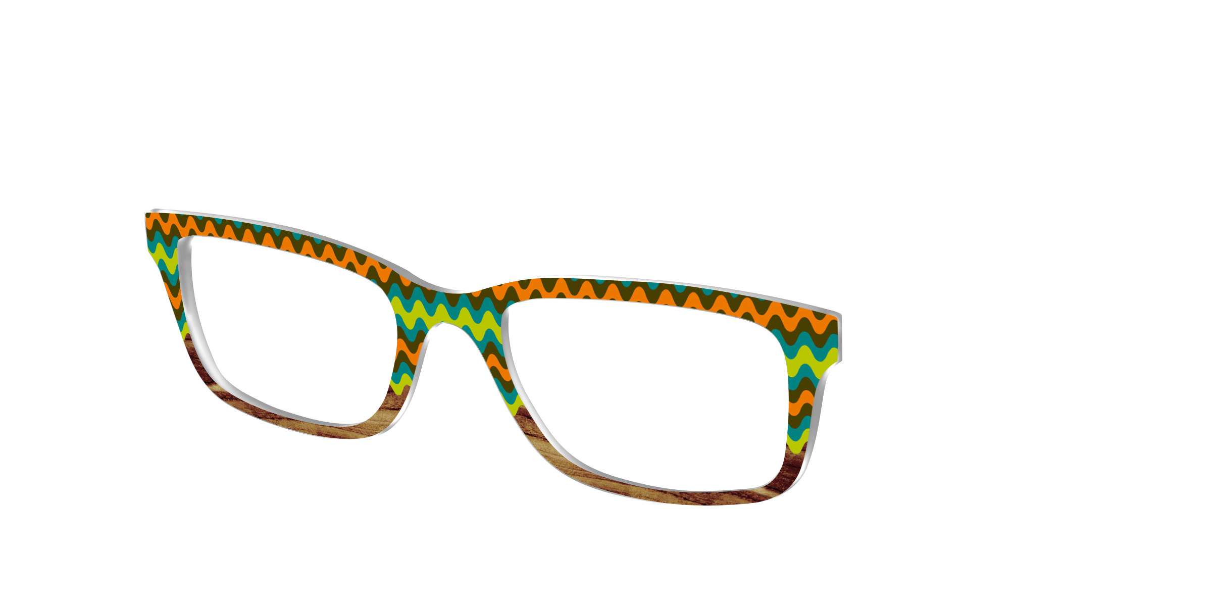 Pair Eyewear Design Tops The Woodgrain Waves top occhiali DE11