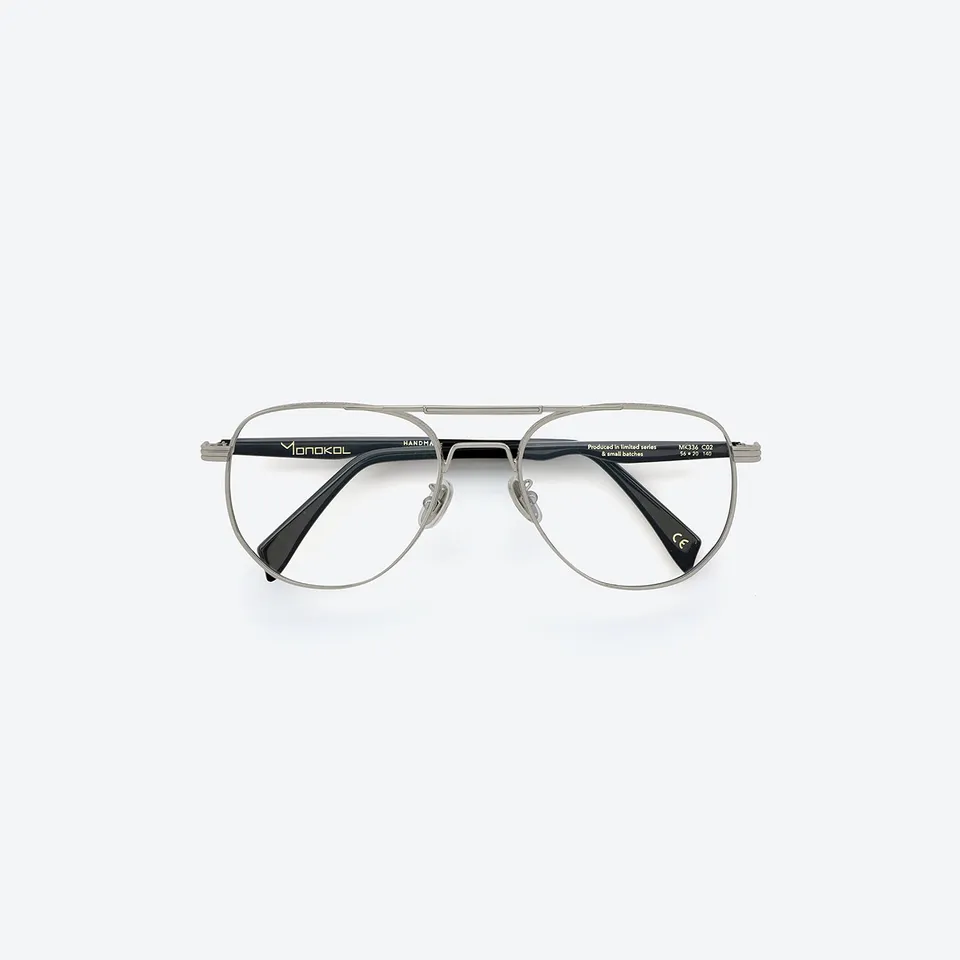 Monokol Evolved Boldness MK336 C2 occhiali da vista aviator metallo