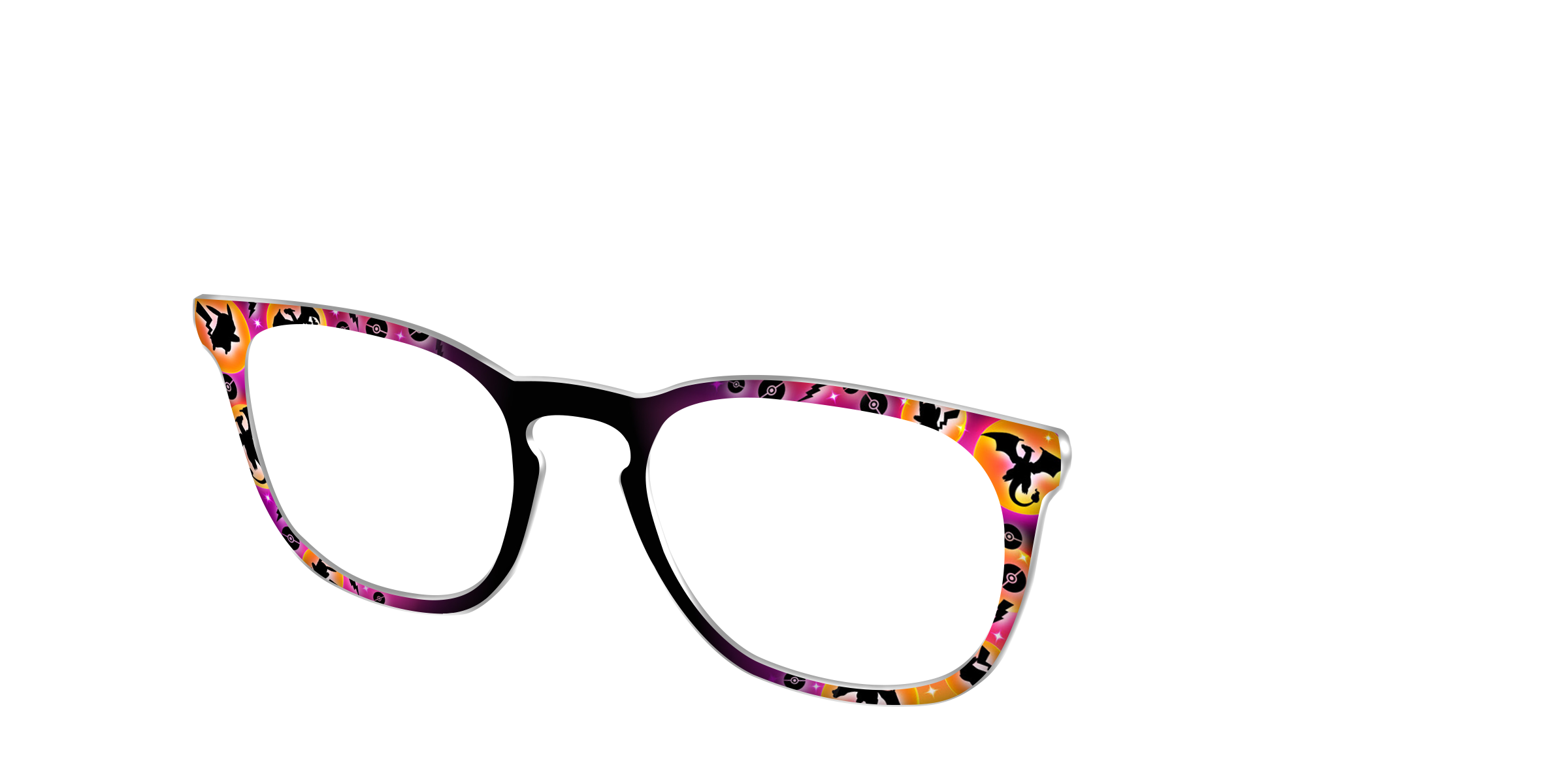 Pair Eyewear Collabs Pokemon After Dark top per occhiali PK05