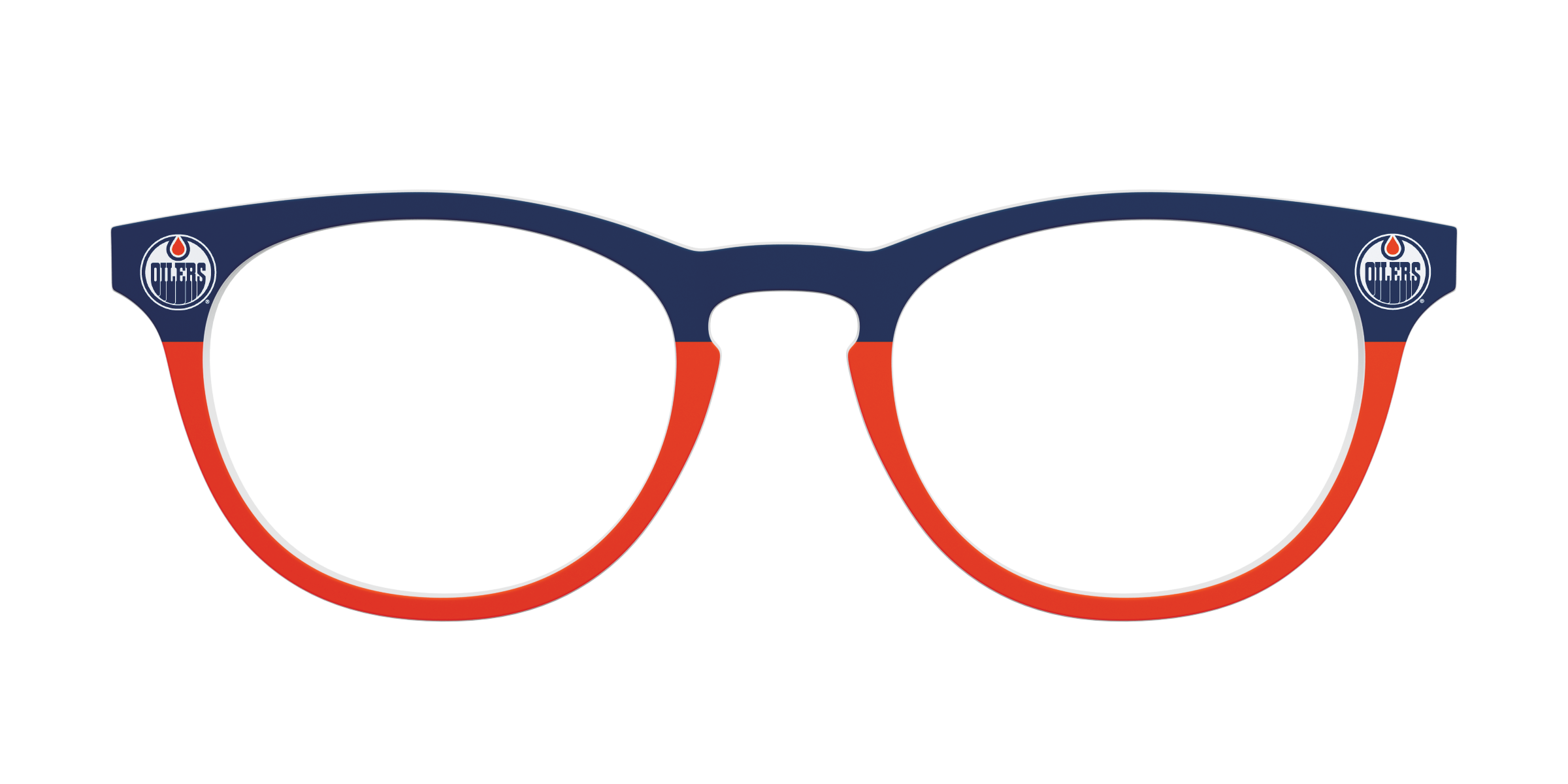 Pair Eyewear School Spirit Oilers Split cover occhiali blu