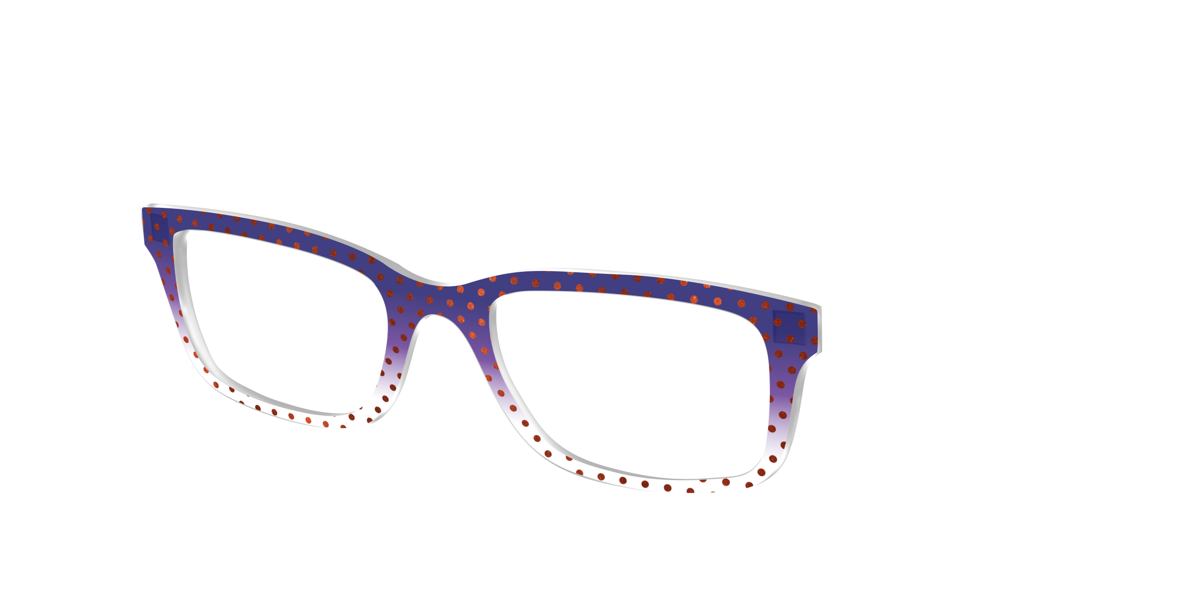 Pair Eyewear Design Tops Galactic Plum Gradient top pois viola