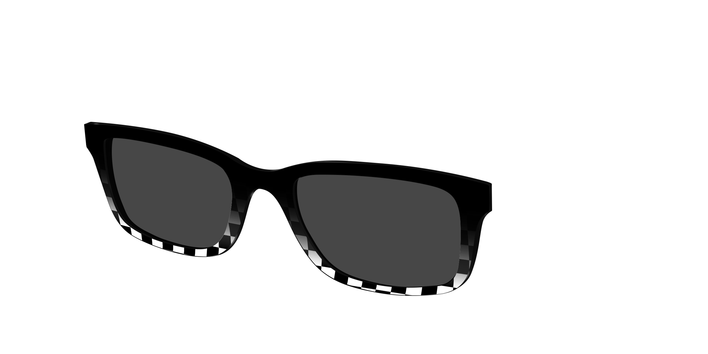 Pair Eyewear Sun Tops Checkerboard Fade top sole polarizzato