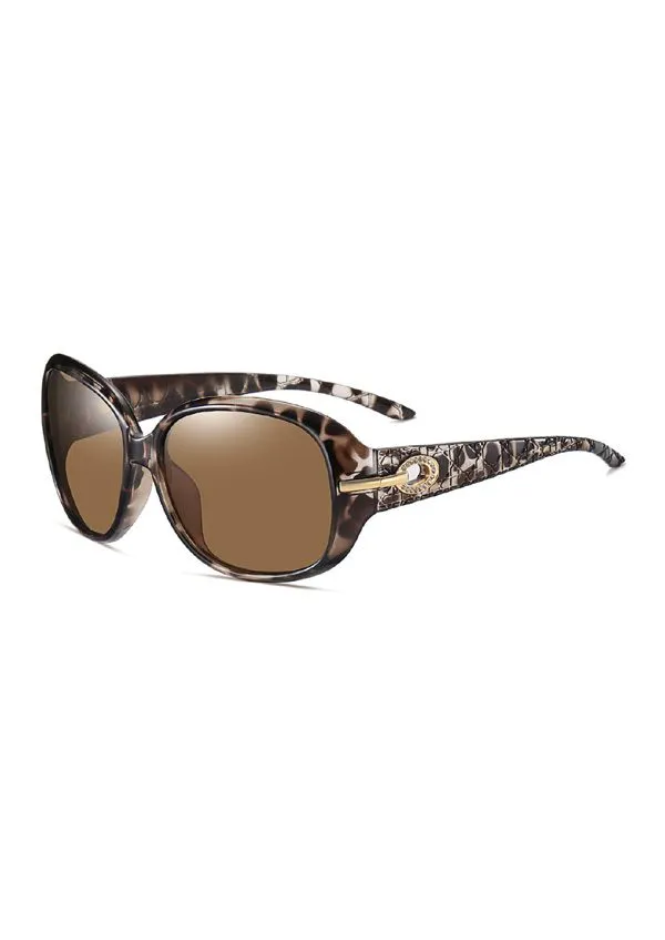 Ouyuan ST2012 occhiali sole donna farfalla neri