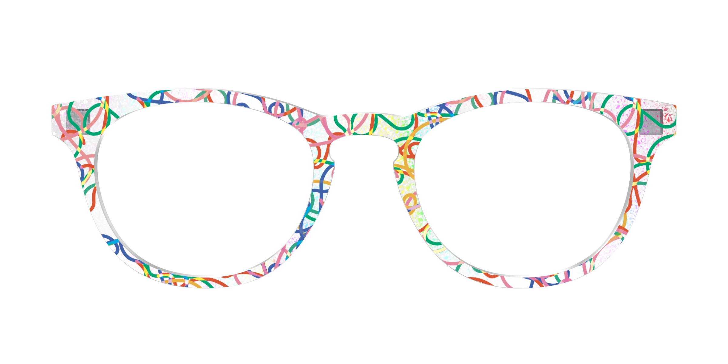 Pair Eyewear Design Tops Celebration Streamers top 417 olografico