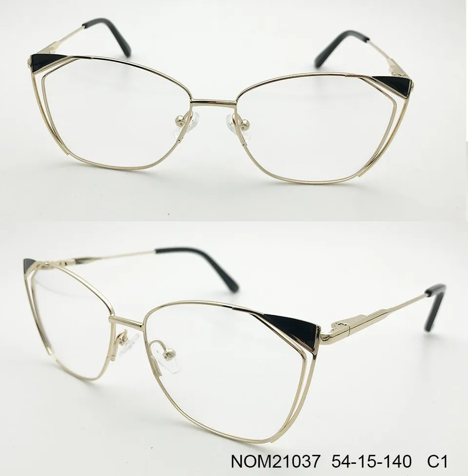 Ouyuan Glasses Frames NOM21037 montatura vista donna acciaio