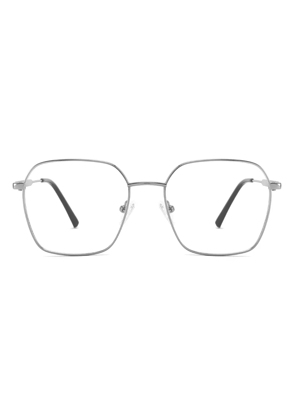 Ouyuan CH6110 Occhiali da Vista Nero Metallo Fantasia