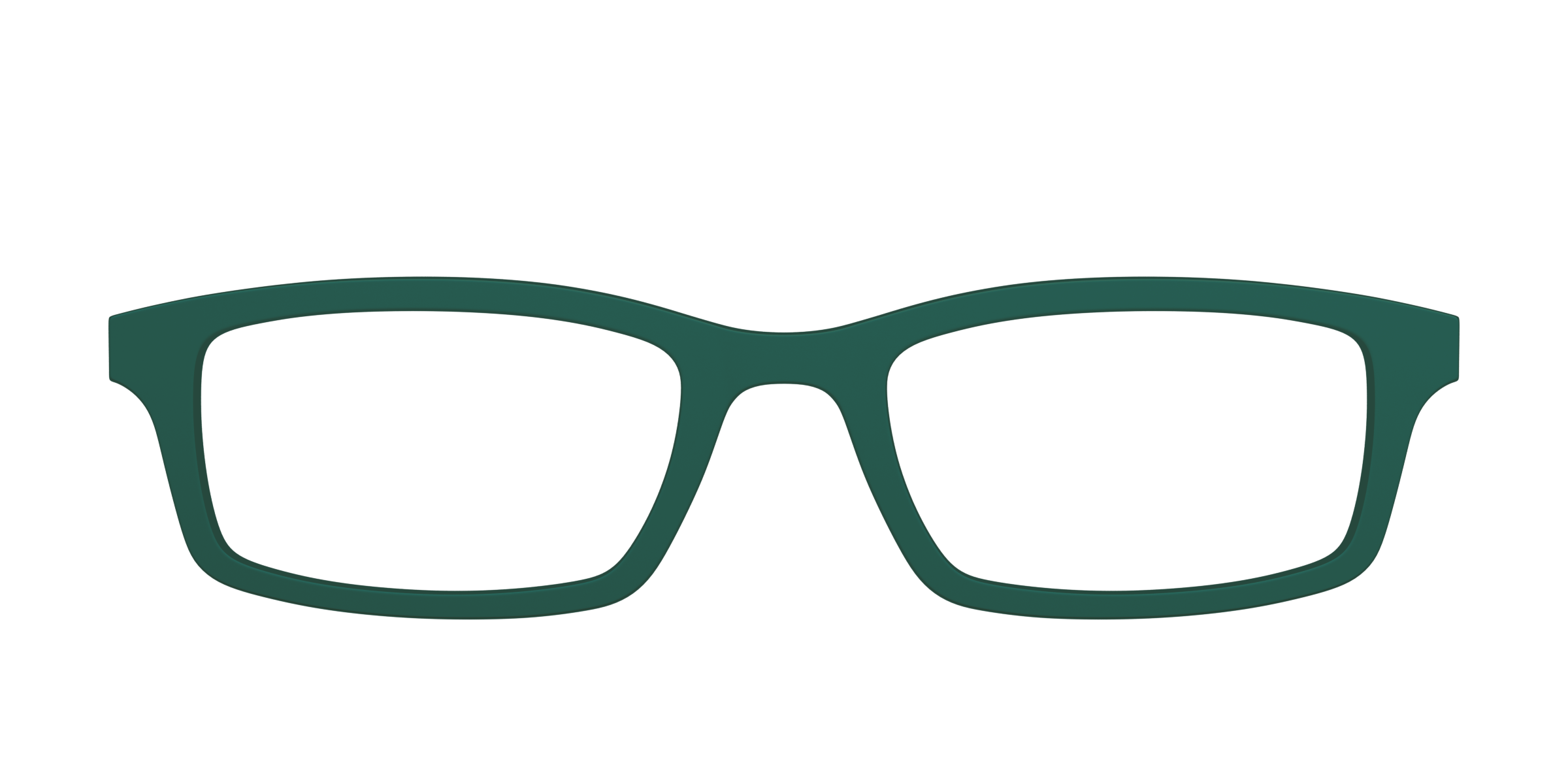 Pair Eyewear Solid Tops The Spruce top verde tinta unita