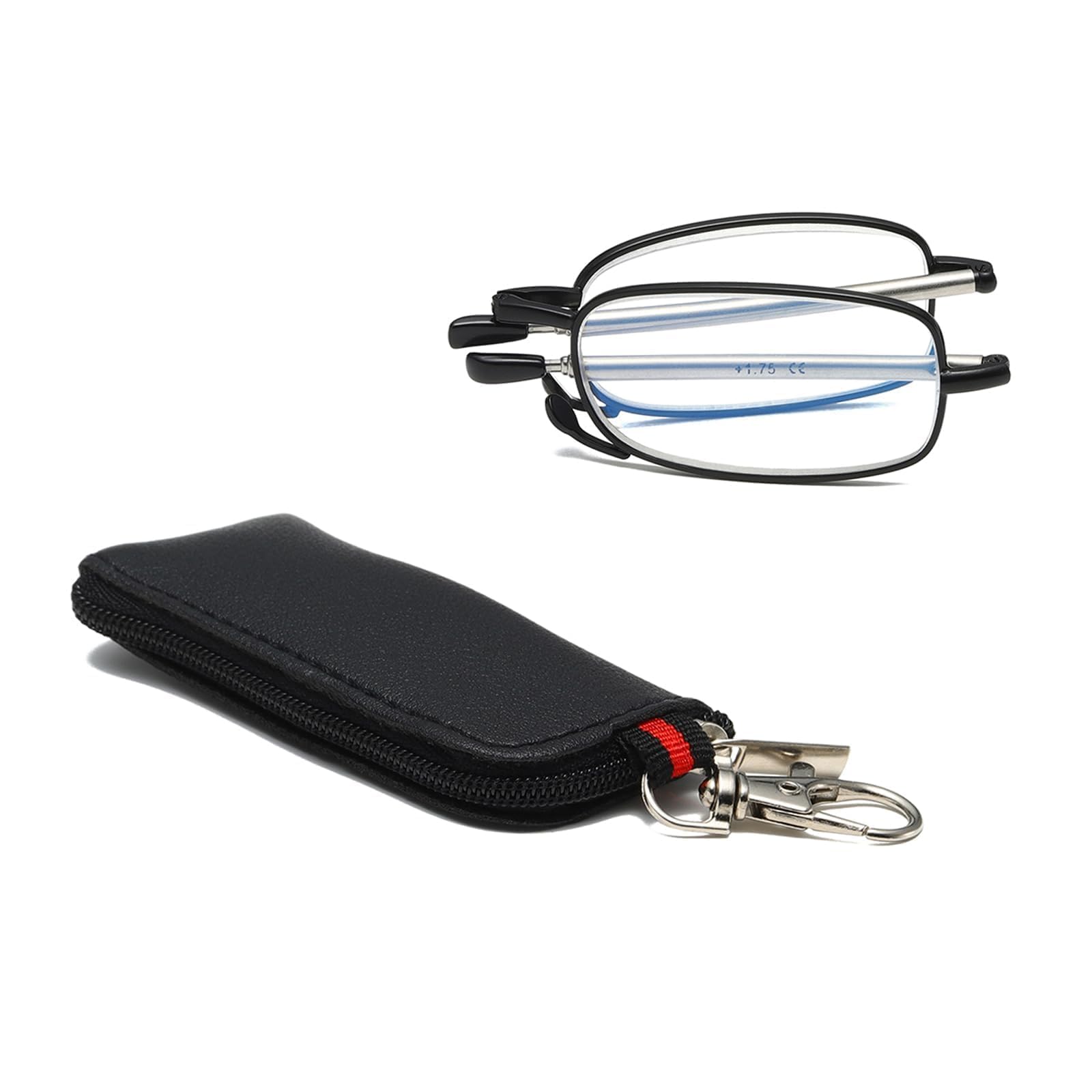 Hubeye Ultra Thin Folding Reading Glasses telescopici 2.0 portachiavi