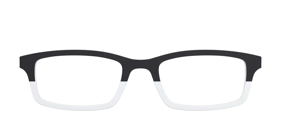 Pair Eyewear Solid Tops Black and White top occhiali 023 nero