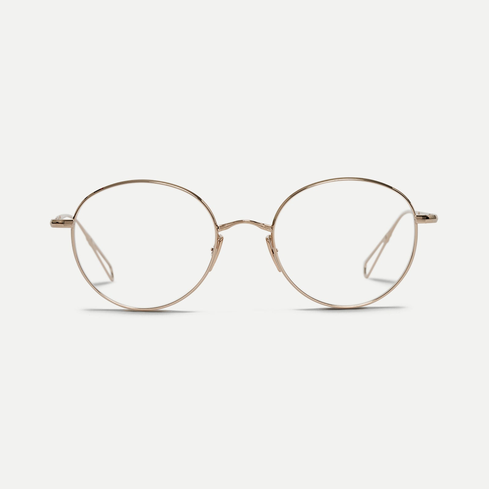 Ahlem Optical Bolivar occhiali da vista champagne titanio