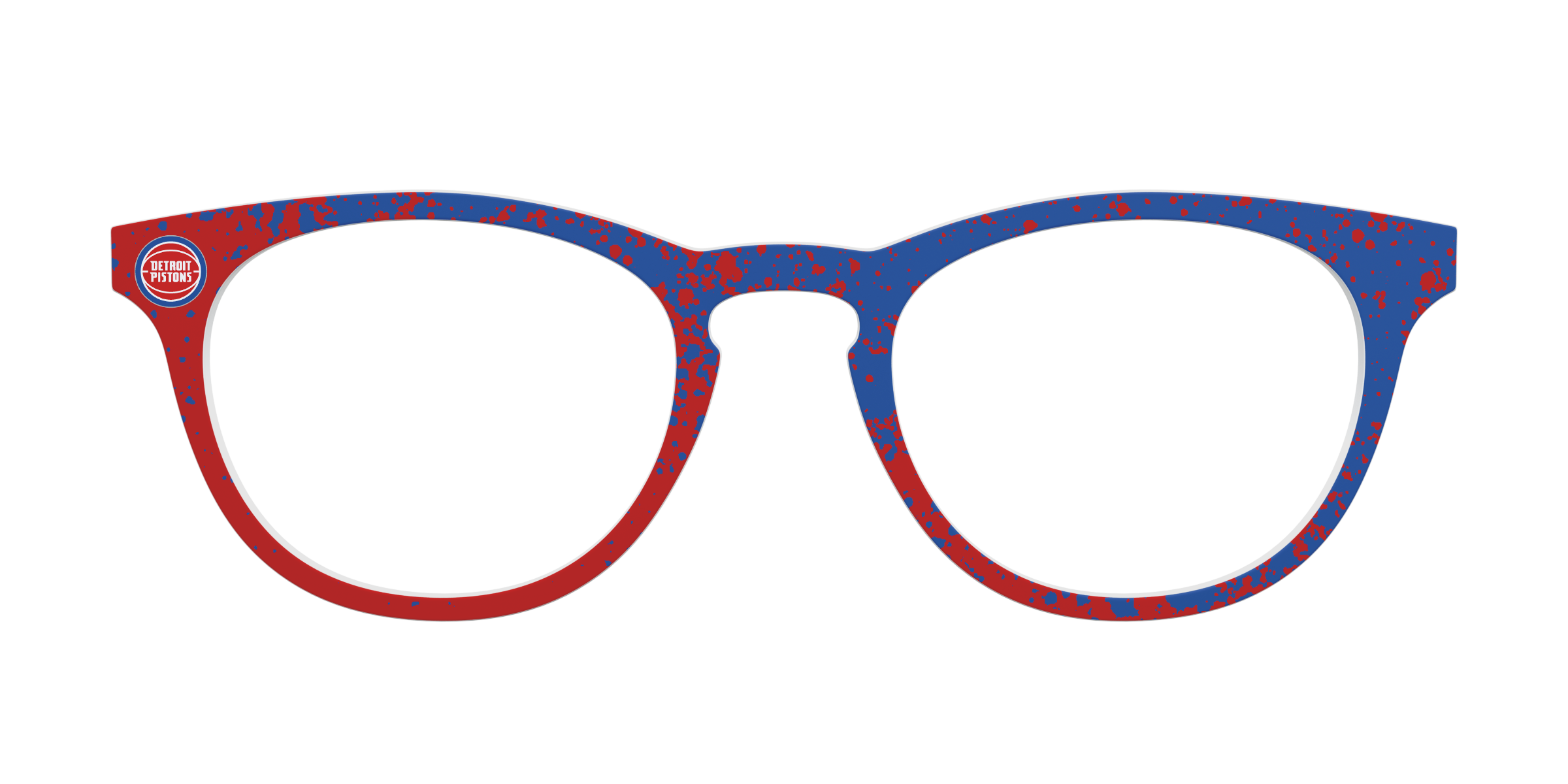 Pair Eyewear Pistons Splatter top magnetico basket NBA