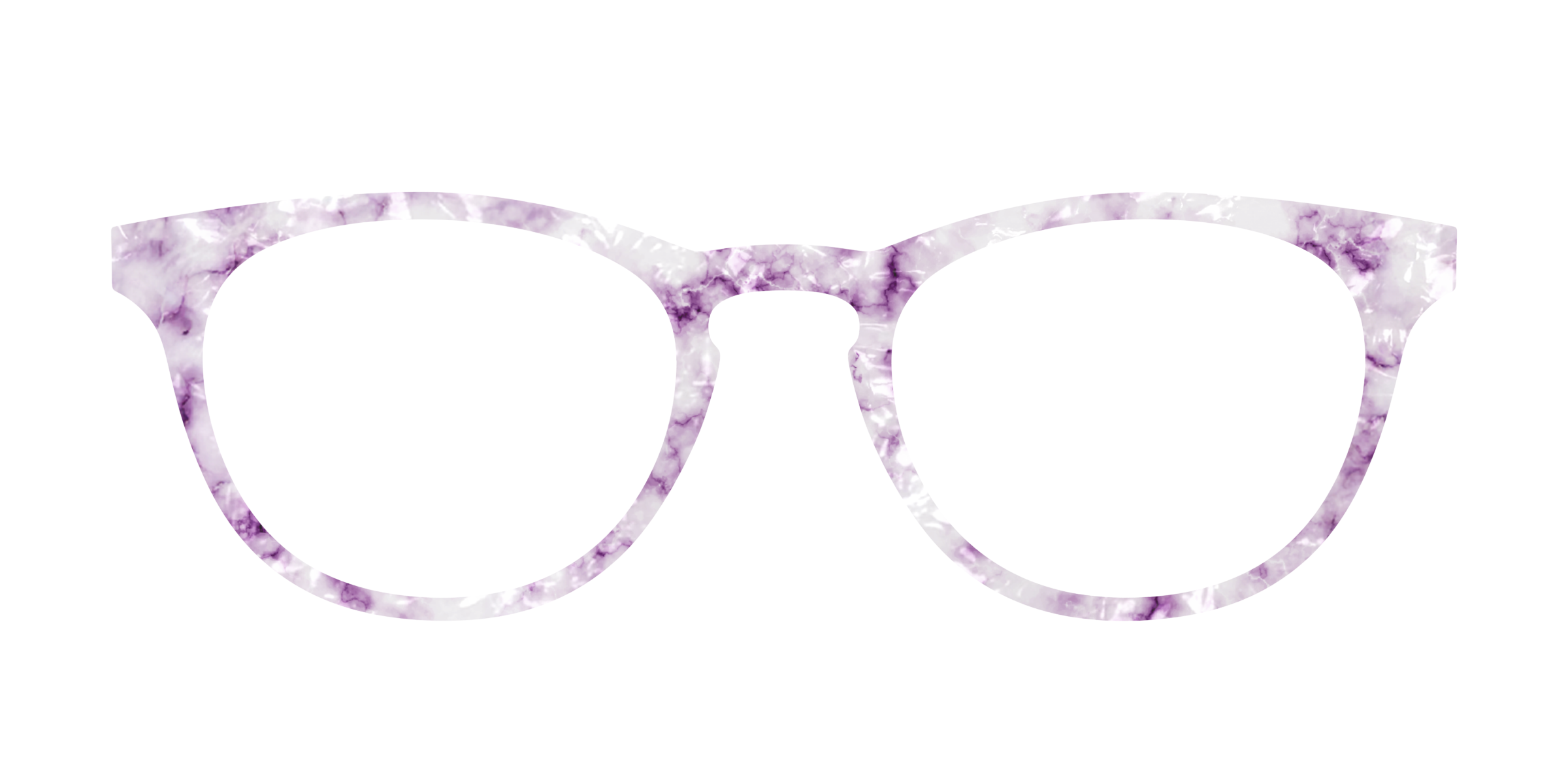 Pair Design Tops The Violet Pearl Marble top occhiali viola perla