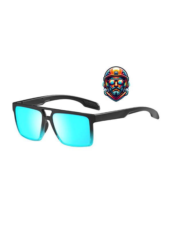 Ouyuan KB0512 occhiali da sole quadrati polarizzati TR90