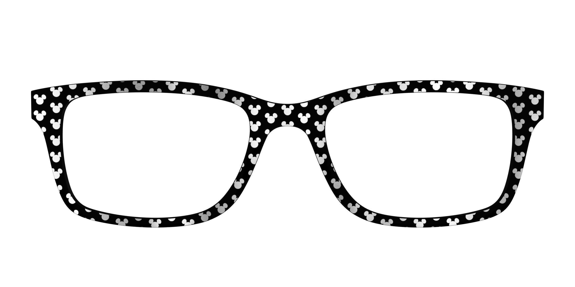 Pair Eyewear Collabs Silver Foil Mickey top per occhiali