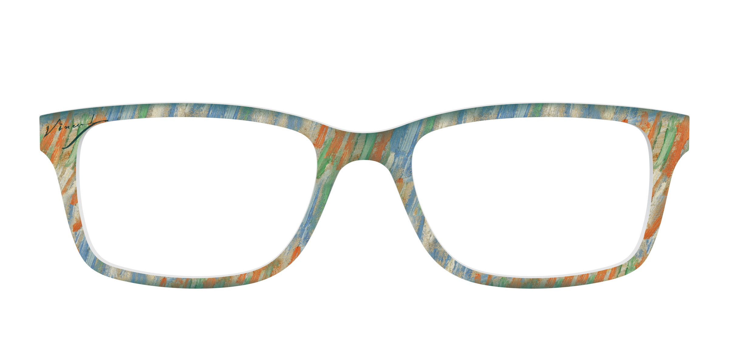 Pair Eyewear Collabs Brush Strokes top magnetico VG26