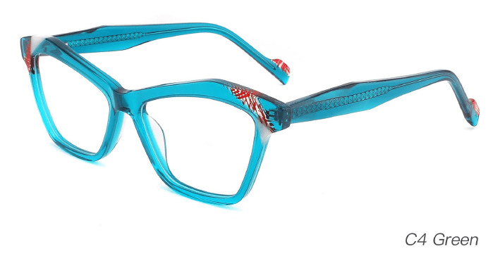 Ouyuan NOA23008 montatura occhiali acetato colorata