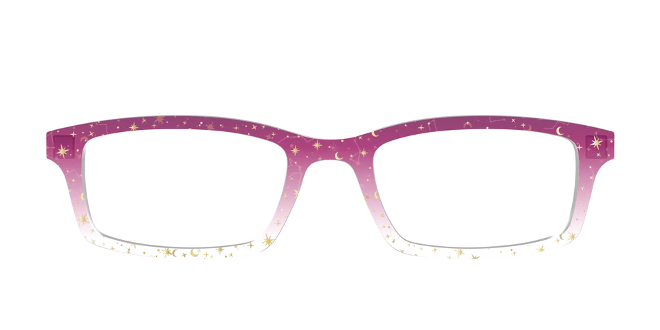 Pair Eyewear Design Tops Pink Ombre Gold Foil top rosa 437