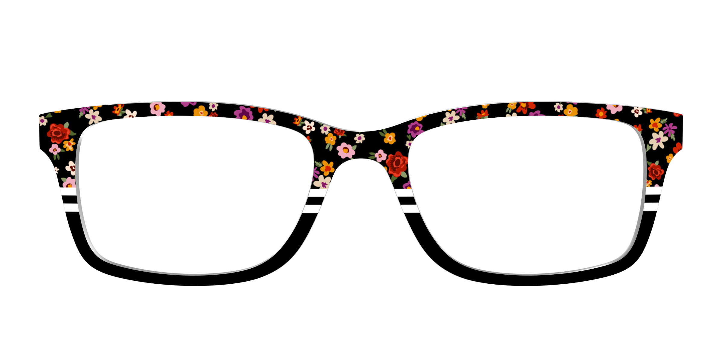 Pair Eyewear Design Tops Ditsy Stripe Split top righe