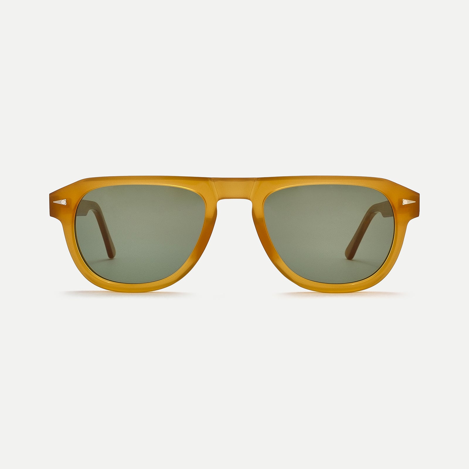 AHLEM Carrousel occhiali da sole Peach Khaki Light viso medio