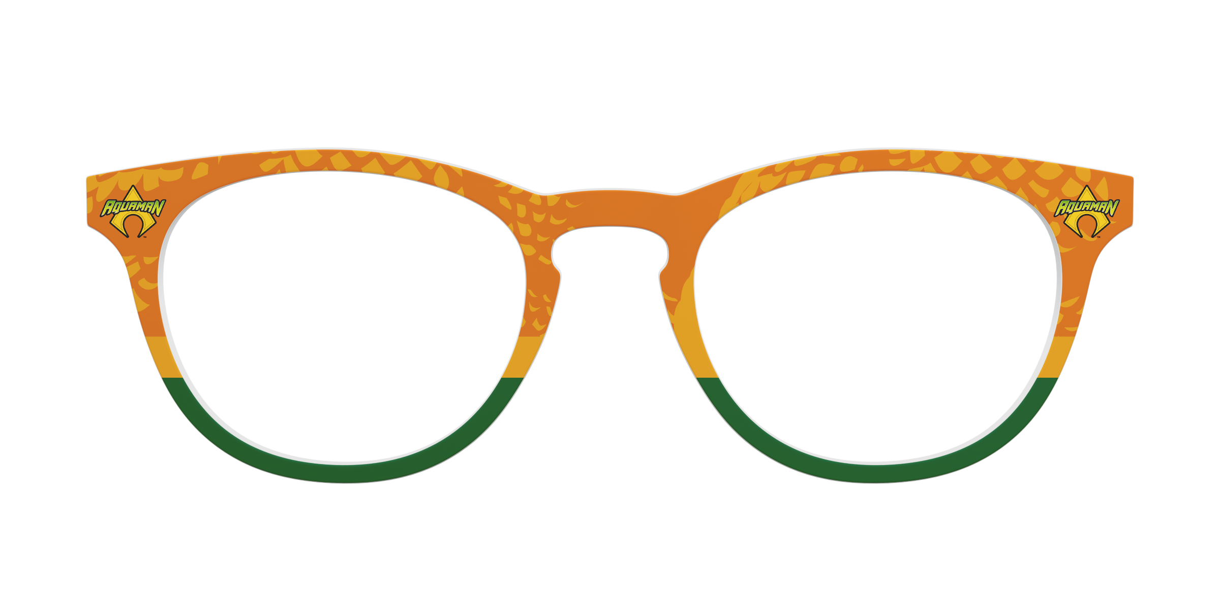 Pair Eyewear Collabs The Aquaman top verde arancione