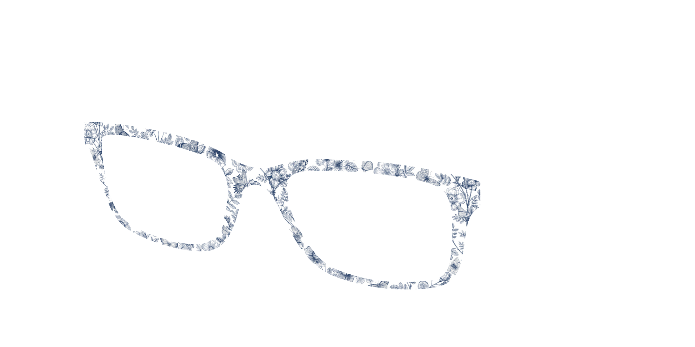 Pair Eyewear Solid Tops Woodland Toile top occhiali fantasia bosco