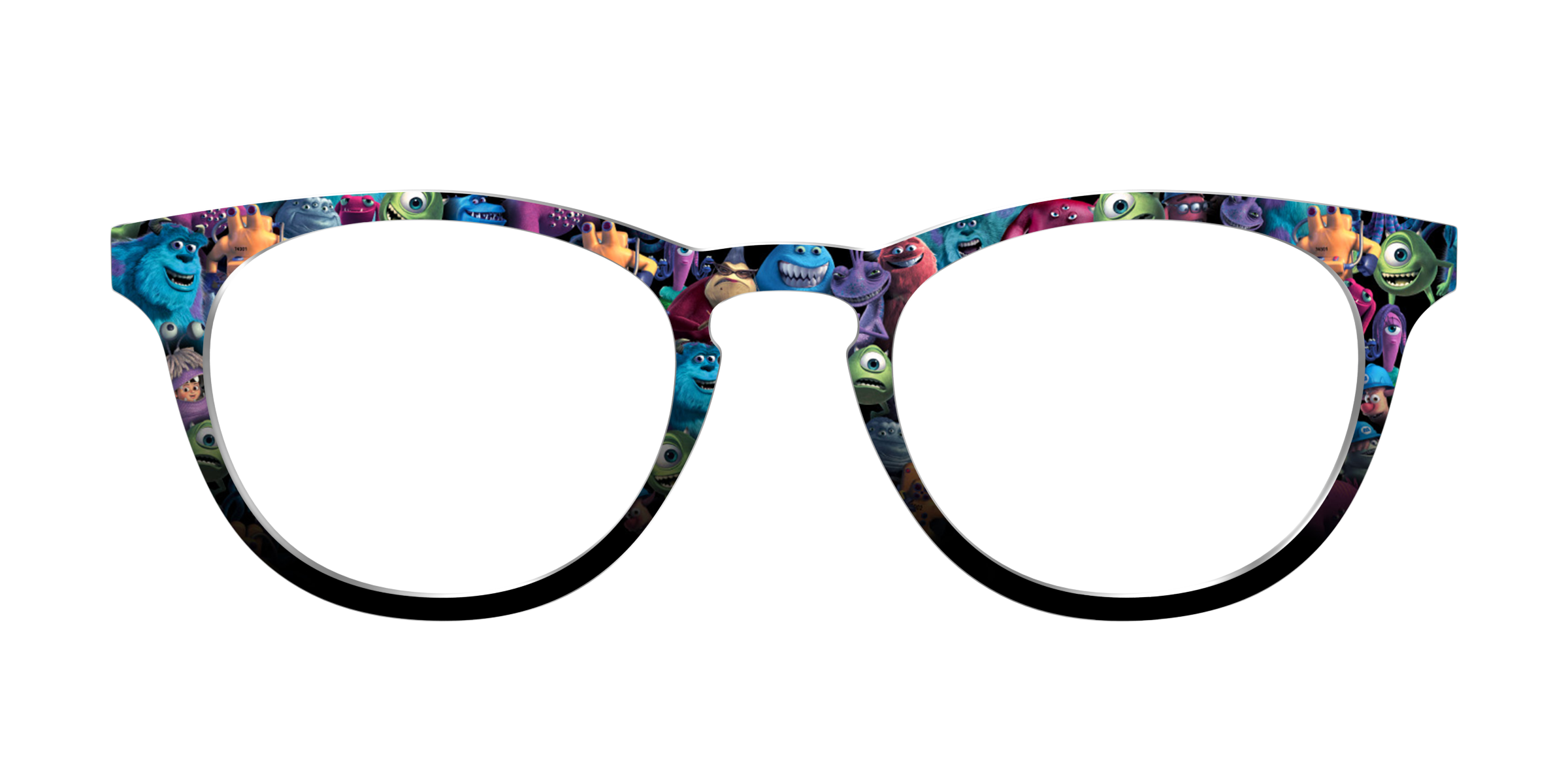Pair Eyewear Collabs Monsters Inc top per occhiali blu