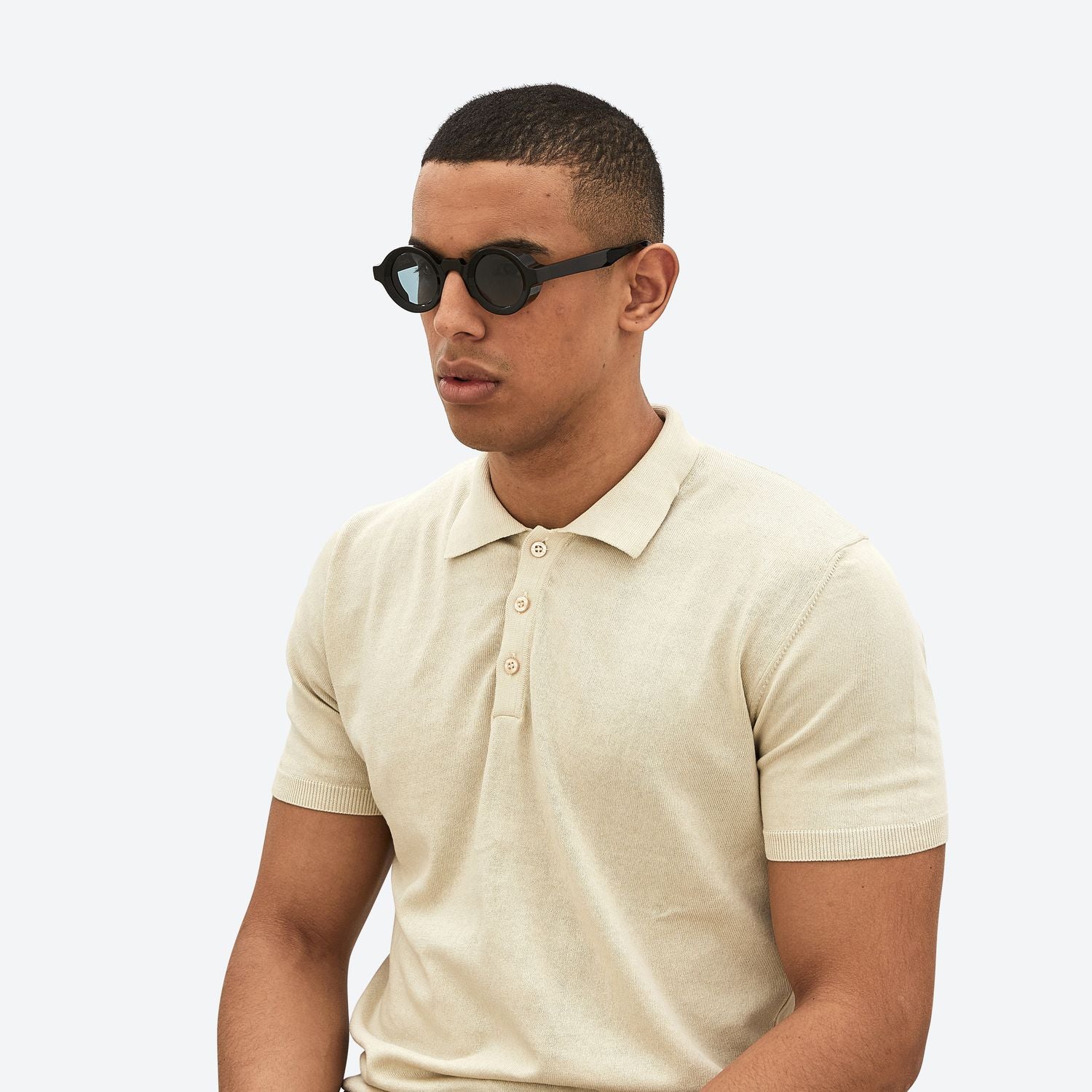 Monokol Burbon MK173S C1 Occhiali da Sole Rotondi Acetato