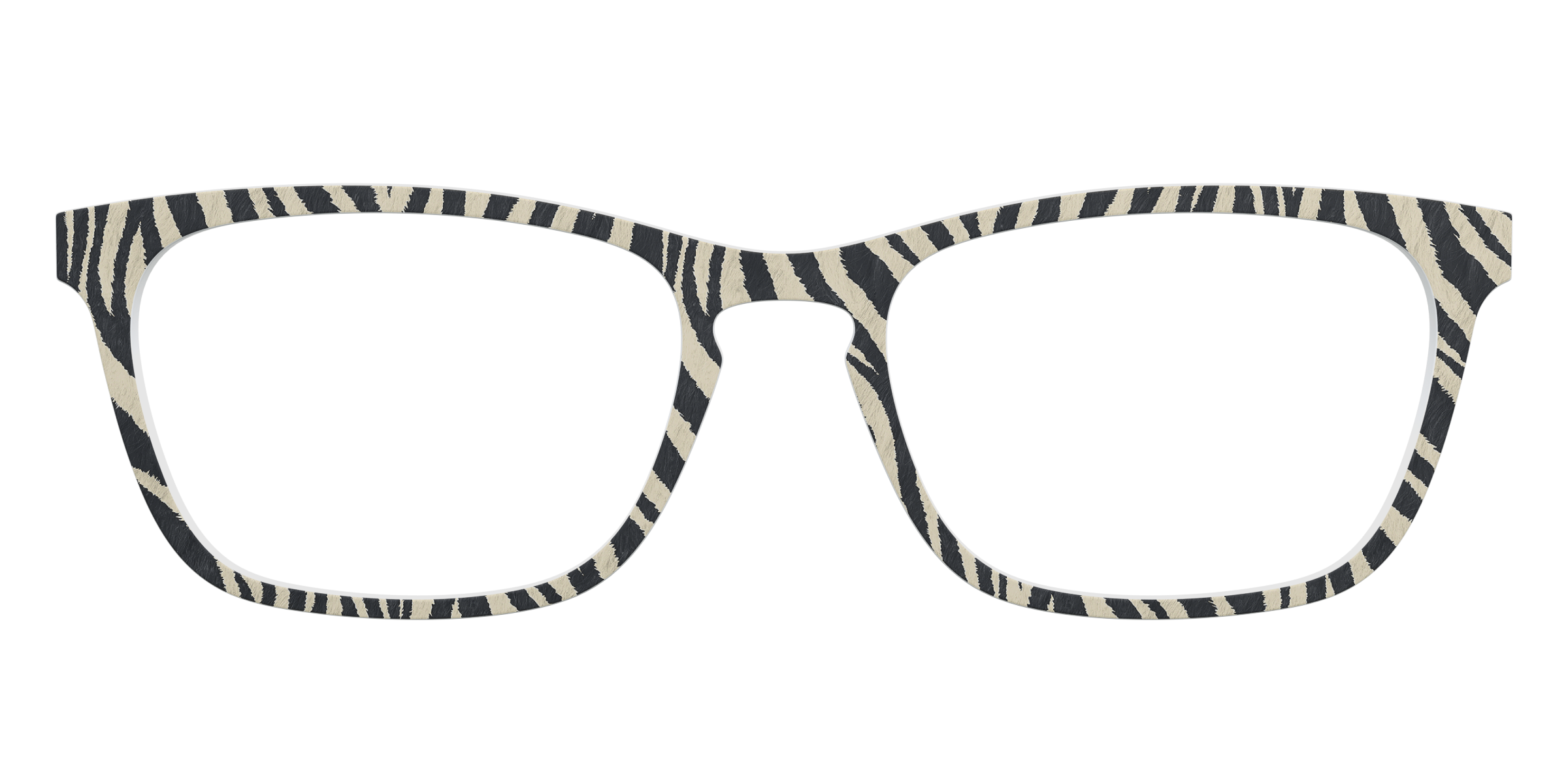 Pair Eyewear Solid Tops Zebra Stripes top occhiali bianco