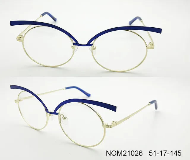 Ouyuan NOM21026 montatura occhiali acciaio unisex