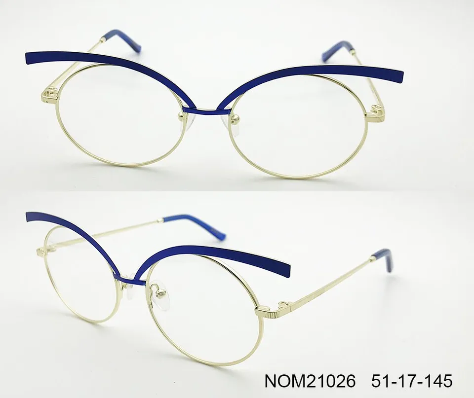 Ouyuan NOM21026 montatura occhiali acciaio unisex