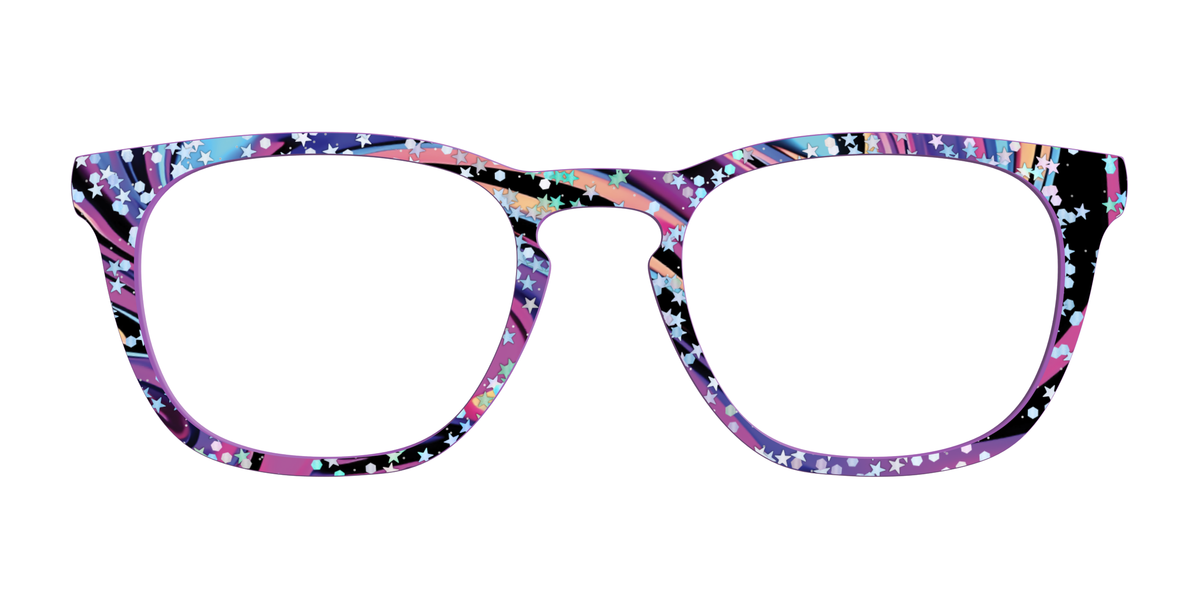 Pair Eyewear Design Tops Vaporwave Marble top glitter