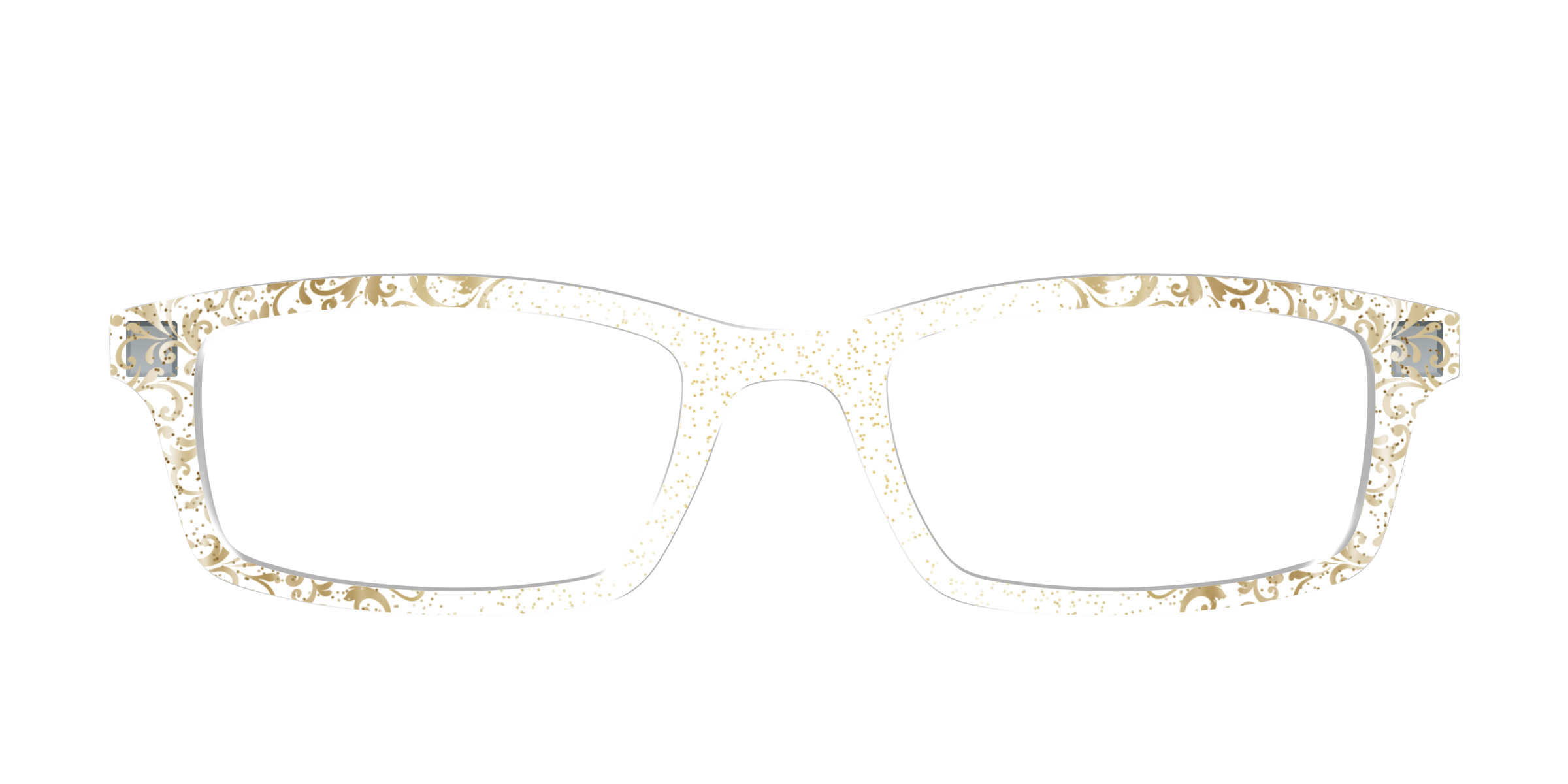 Pair Eyewear Design Tops Golden Flair Crystal top dorato occhiali
