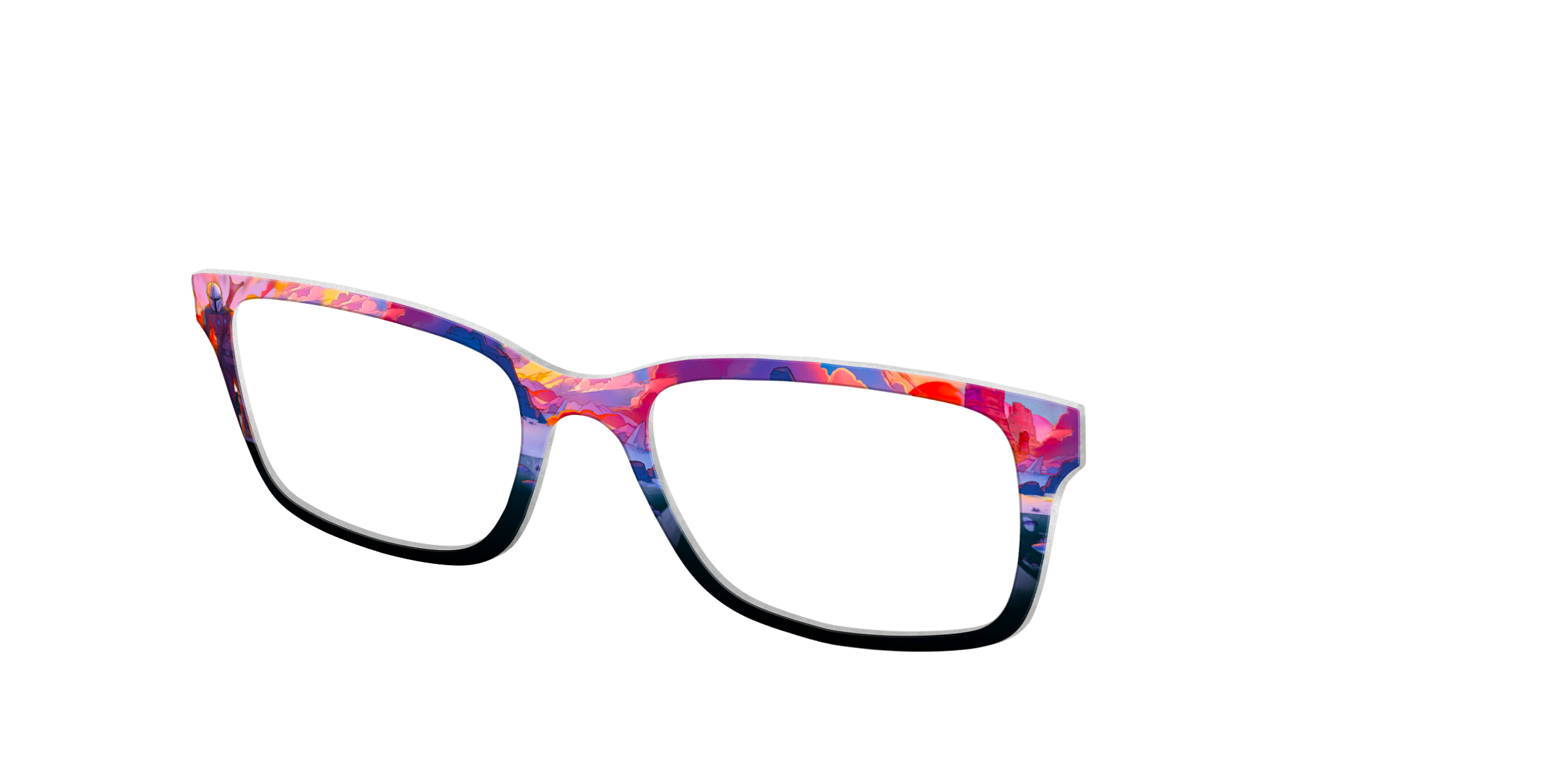 Pair Eyewear Collabs Mandalorian Scenic Split top nero
