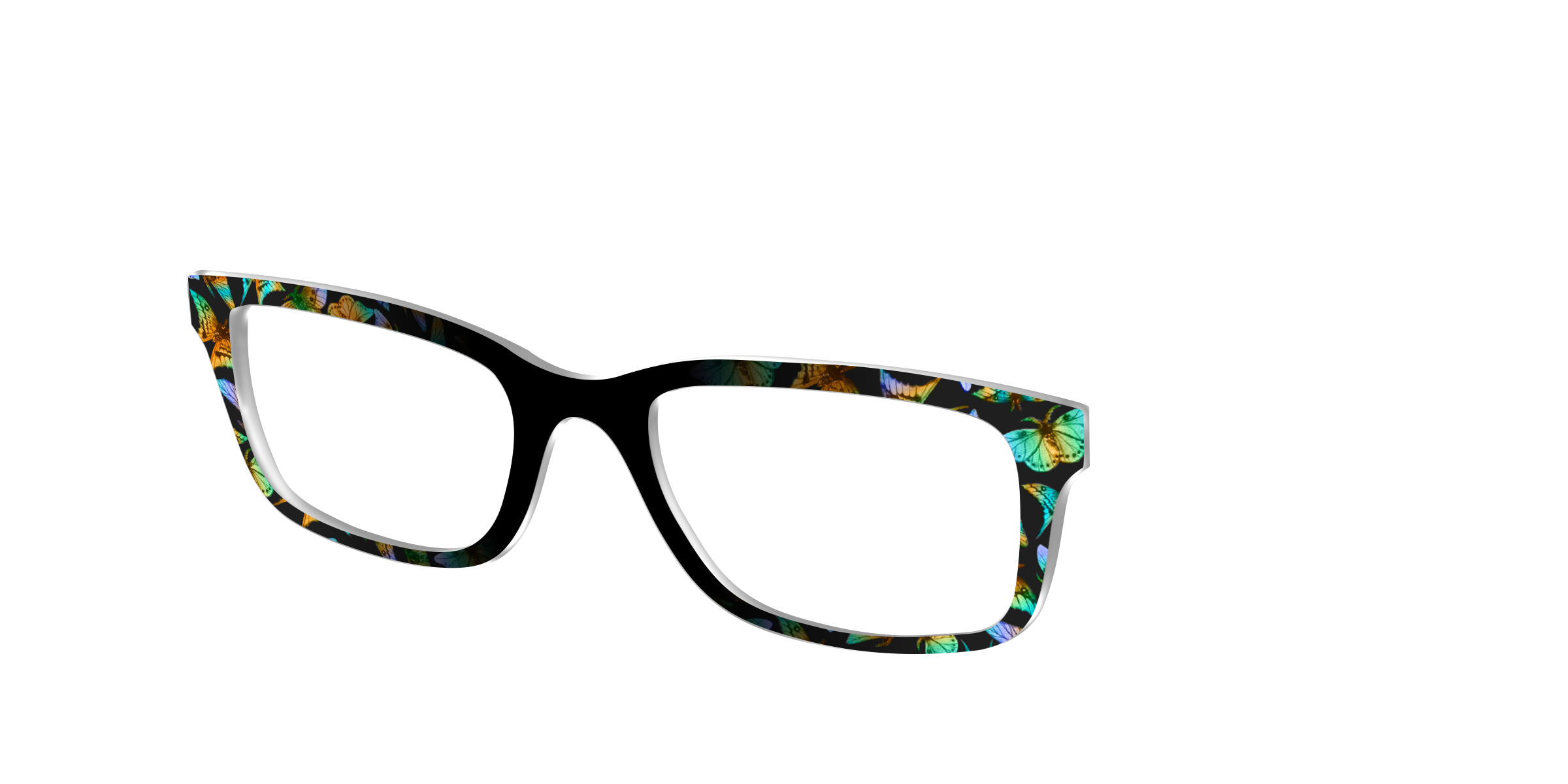 Pair Eyewear Design Tops The Mythic Moths top occhiali farfalle