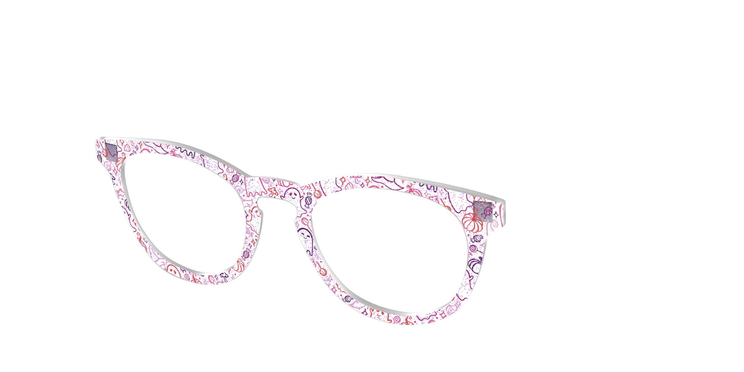 Pair Eyewear Frightfully Fun Doodles top Crystal
