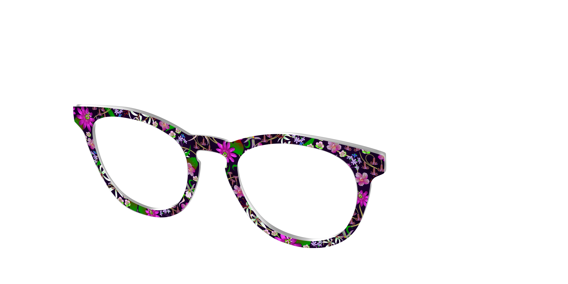 Pair Eyewear Design Tops Nightfall Blossoms top per occhiali fiori