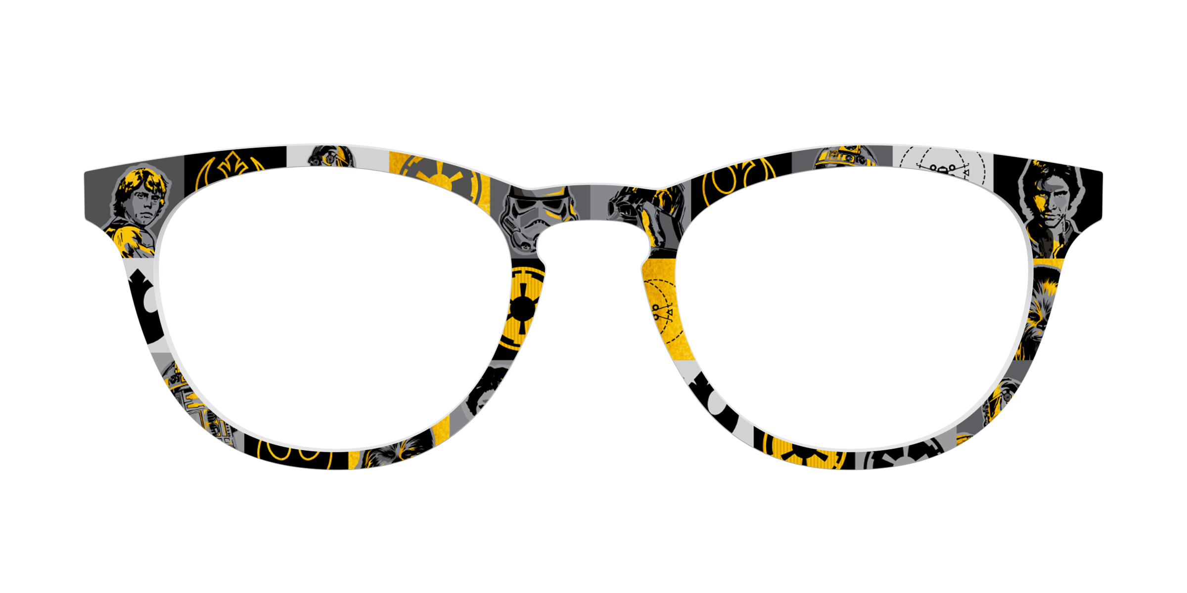 Pair Eyewear Collabs Star Wars Classic cover occhiali stampa nera