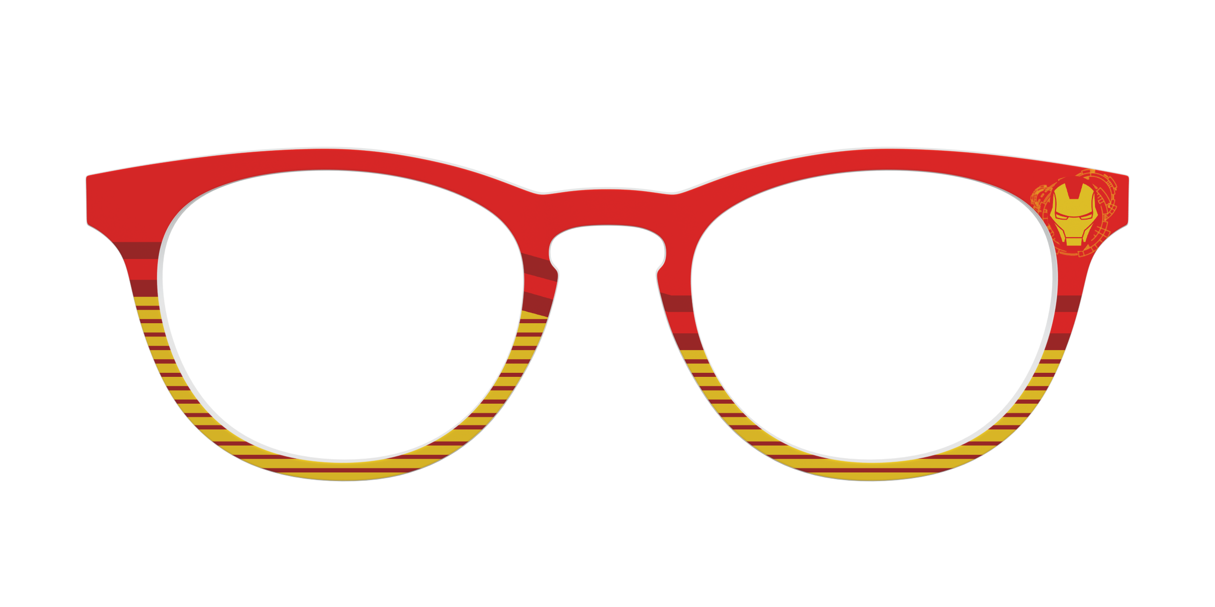 Pair Eyewear Collabs The Iron Man Suit topper rosso IM1