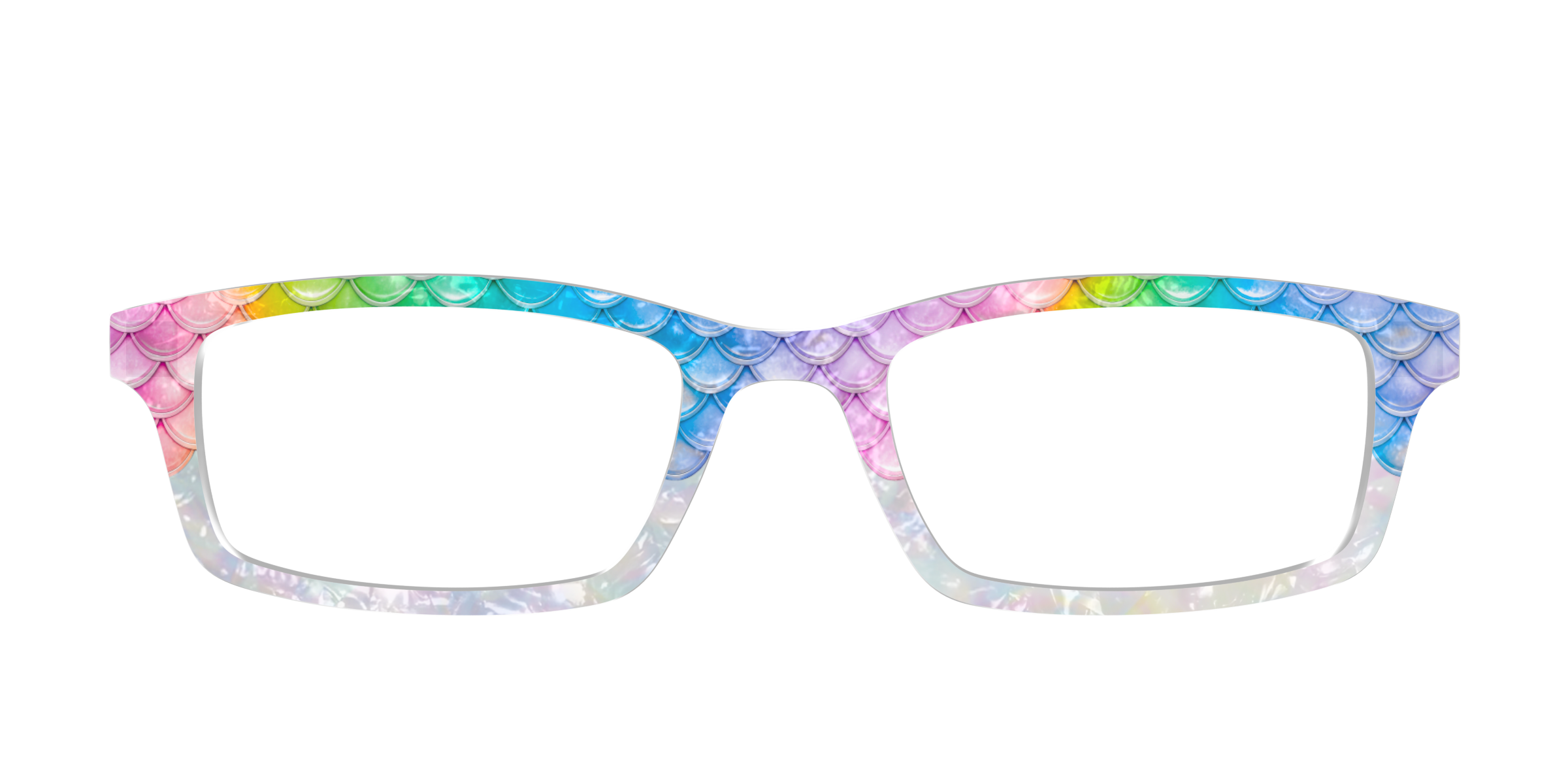 Pair Eyewear Design Tops Rainbow Pearl Scales Crystal top Cedro